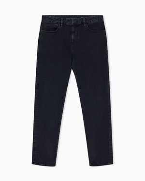 ARMANI EXCHANGE Stonewashed Skinny Jeans - Blue