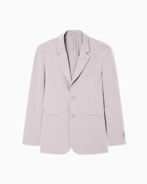ARMANI EXCHANGE Single Breasted Jacket - Gray