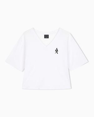 ARMANI EXCHANGE Regular T-Shirt - White