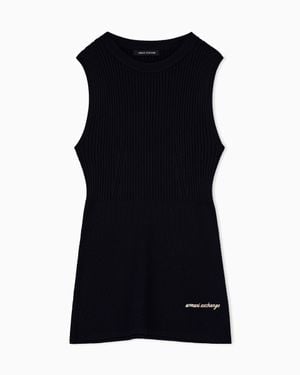 ARMANI EXCHANGE Slim-Fit Knit Top - Black