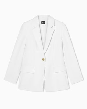 ARMANI EXCHANGE Crepe Jacket - White