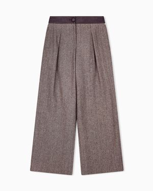 ARMANI EXCHANGE Relaxed Fit Trouser - Gray