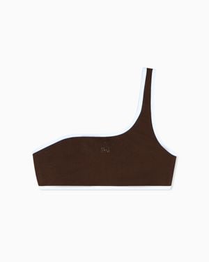 ARMANI EXCHANGE Bikini Top - Brown