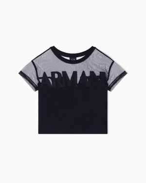 ARMANI EXCHANGE Regular Fit T-Shirt - Blue