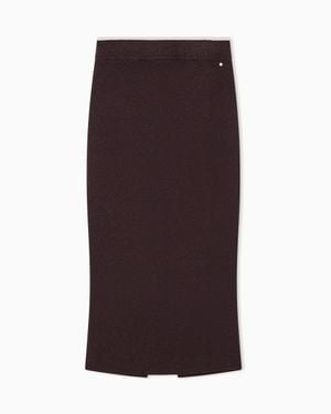 ARMANI EXCHANGE Skirt Slim-Fit Knitted - Purple