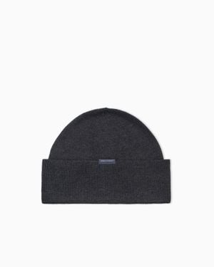 ARMANI EXCHANGE Beanie Hat - Blue