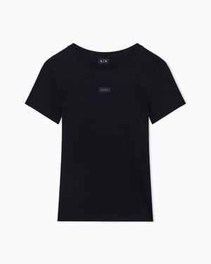ARMANI EXCHANGE Regular Fit T-Shirt - Black