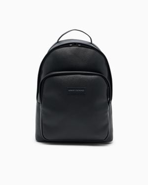 ARMANI EXCHANGE Backpack With An Outside Coating - Black