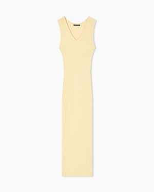 ARMANI EXCHANGE Long Dress - White