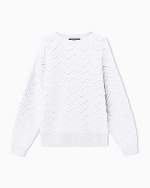 ARMANI EXCHANGE Regular Fit Pullover - White