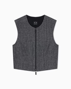ARMANI EXCHANGE Waistcoat - Blue