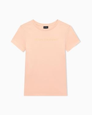 ARMANI EXCHANGE Regular Fit T-Shirts - Pink