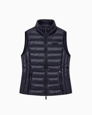 ARMANI EXCHANGE Slim-Fit Down Vest - Blue