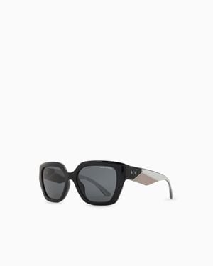 ARMANI EXCHANGE Square Sunglasses - White