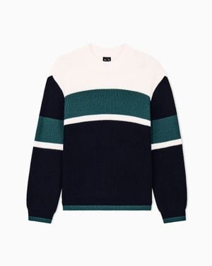 ARMANI EXCHANGE Regular Fit Pullover - Blue