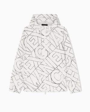 ARMANI EXCHANGE Ultralight Windbreaker - White