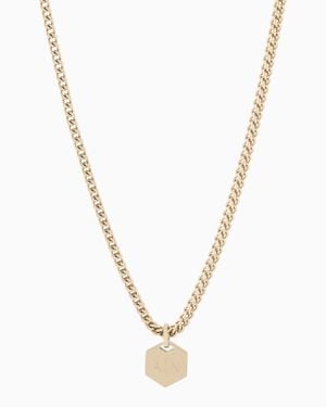 ARMANI EXCHANGE Stainless Steel Chain Necklace - Metallic