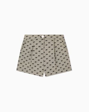 ARMANI EXCHANGE Slim Fit Shorts - White