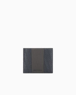 ARMANI EXCHANGE Wallet Bifold With Coin Pocket - Gray