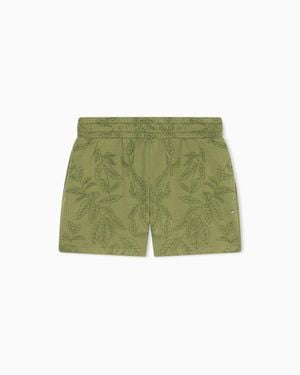 ARMANI EXCHANGE Garment Dyed Shorts - Green