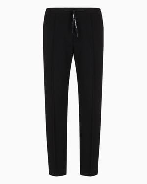 ARMANI EXCHANGE Straight Fit Pants - Black