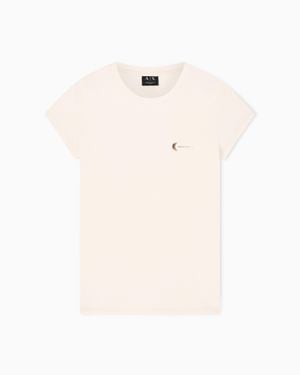ARMANI EXCHANGE Slim Fit T-Shirts - Natural