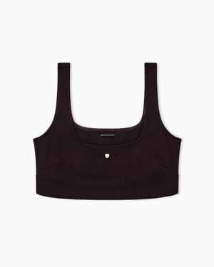 ARMANI EXCHANGE Slim-Fit Top - Black