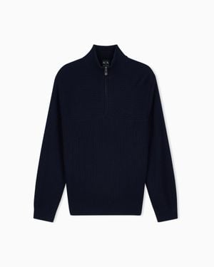 ARMANI EXCHANGE Regular Fit Pullover - Blue