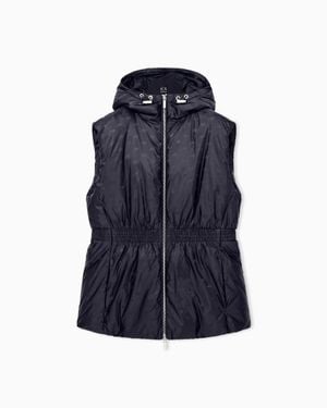 ARMANI EXCHANGE Sleeveless Jacket - Blue