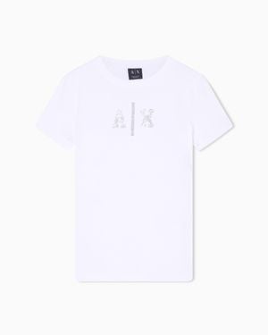 ARMANI EXCHANGE Regular Fit T-Shirt - White