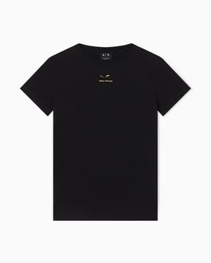 ARMANI EXCHANGE Regular Fit T-Shirts - Black