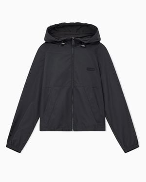 ARMANI EXCHANGE Asv Fabric Hooded Jacket - Black