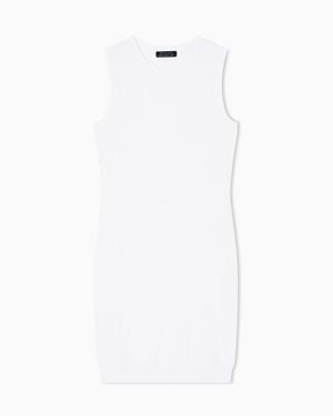 ARMANI EXCHANGE Allover Sheath Dress - White