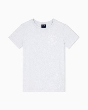 ARMANI EXCHANGE Regular Fit T-Shirt Cotton Jersey - White