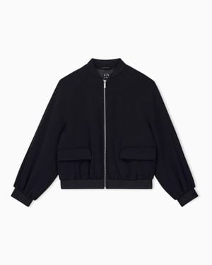 ARMANI EXCHANGE Blouson Jacket - Blue