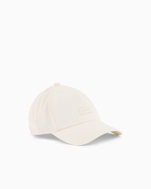 ARMANI EXCHANGE Cap With Visor And Logo - White