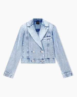 ARMANI EXCHANGE Regular Fit Blazer - Blue