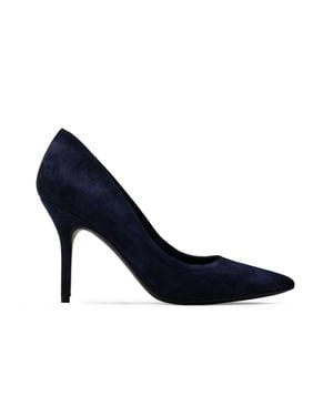 Armos Dark Suede Pump - Blue