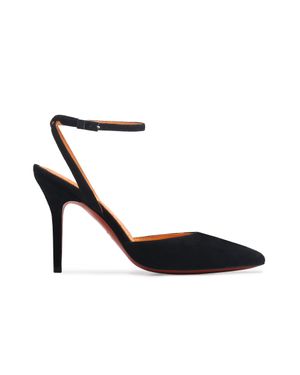 Armos Suede Slingback Pump - Black
