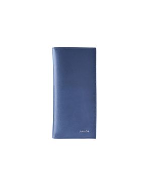 Armos Leather Wallet - Blue
