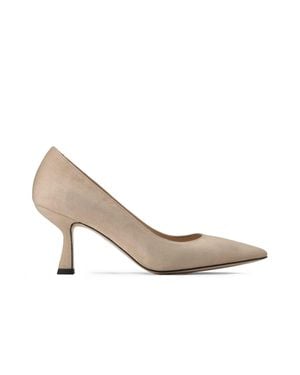 Armos Suede Pump - White