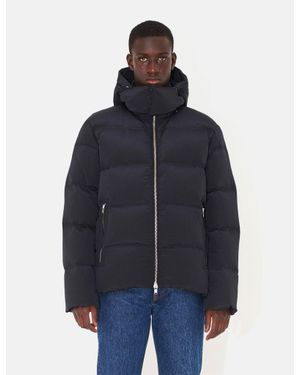 WOOD WOOD Ventus Tech Stripe Down Jacket - Blue