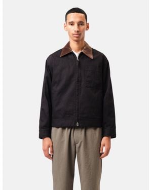 Universal Works Rose Bowl Jacket (Twill) - Black