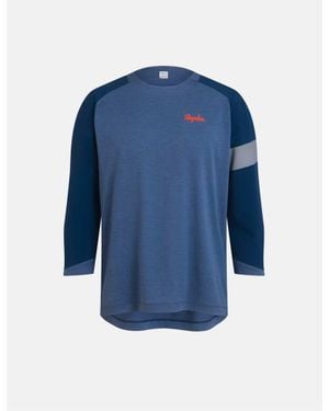 Rapha Trail 3/4 Sleeve Jersey - Blue