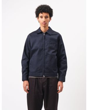 Universal Works Windcheater Jacket (Twill) - Blue