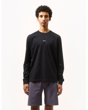 Rapha Long Sleeve T-Shirt (Cotton) - Black