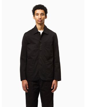 Universal Works Bakers Jacket (Twill) - Black