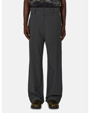 ROA Numb Pinstriped Packable Trousers - Black