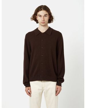 YMC Rat Pack Cardigan (Merino Wool) - Brown