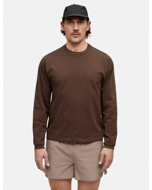 Portal Root Hemp Ls T-Shirt - Brown